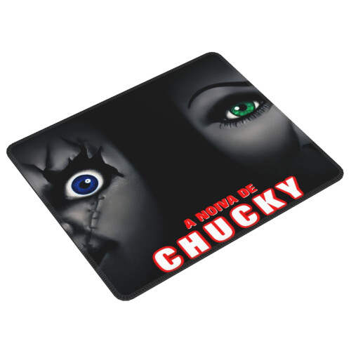 Mouse Pad Bride Of Chucky με ραμμένη άκρη, αντιολισθητική βάση από καουτσούκ, πλενόμενο 1