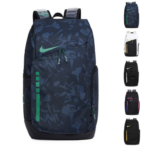 Nike unisex basketball backpack black pink 2