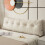 Wedge Pillow for Head Support White 100x40x12cm 1