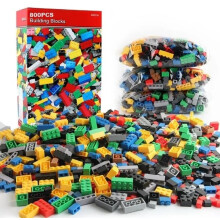 Building Blocks Multicolor Large Pack 800 Pieces