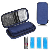 Diabetes Travel Bag with Ice Packs 3-Pack