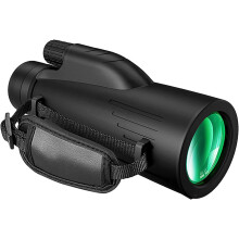 Monocular Telescópico HD Impermeable con Trípode Resistente 12x50 Negro — prismas bak4, observacion aves
