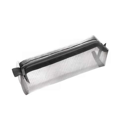 Avtoify transparent mesh pencil bag black large capacity 1
