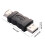 FireWire IEEE 1394 to USB 2.0 converter cable black 5