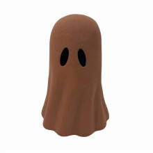 BingTong Halloween paper mache ghost decor brown 4-piece