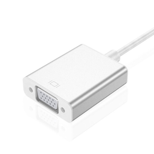 USB-C to VGA adapter silver 1-pack 2