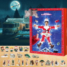 Calendar de Advent de Crăciun 2025, acrilic, 24 de zile cu 12 păpuși