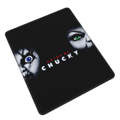 Mouse Pad Bride Of Chucky με ραμμένη άκρη, αντιολισθητική βάση από καουτσούκ, πλενόμενο 1