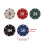 Plastic Counting Chips for Math and Poker Games 100 pcs 2