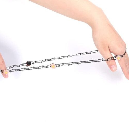 Stretch choker necklace gothic elastic 1 piece 2