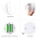 Projecteurs LED sans fil à intensité variable avec télécommande et orientables 5