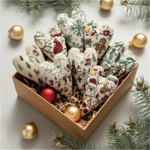 Christmas Ornament Embroidery Kit with Needles