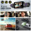 Dash Cam 1080P HD 360 Front Rear 3" IPS Screen 4
