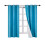 Faux Silk Turquoise Blackout Curtain Panel 63 in 6