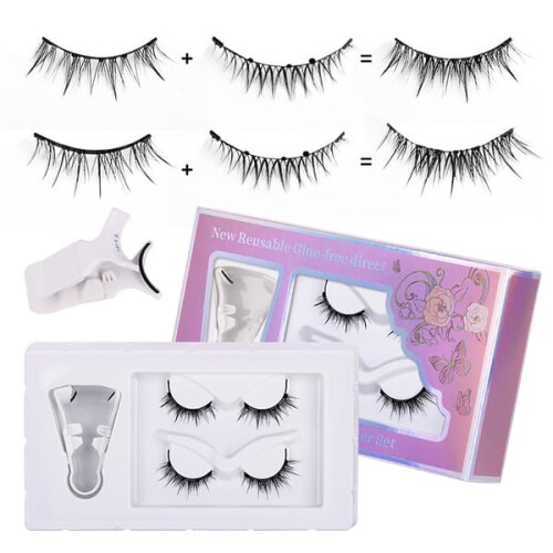 Magnetic False Eyelashes CT08-6 Thick Upgrade 1