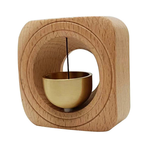 LOOPSUN Solid Wood Brass Doorbell 1 piece