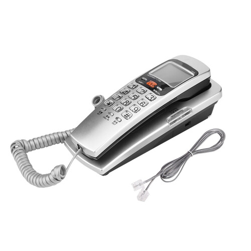 Eotvia corded phone with caller ID silver