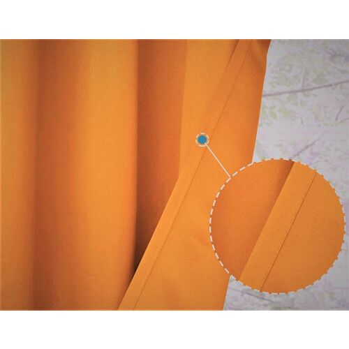 Kitchen valance thermal brick orange 54 in x 18 in 2