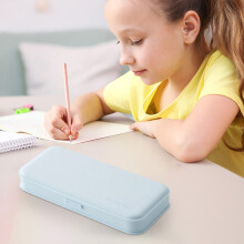 Lmueinov Pencil Case Plastic Frosted 1 Piece