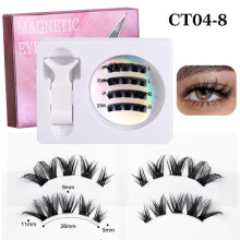 Magnetic False Eyelashes CT04-8 Thick European American