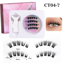 Magnetic False Eyelashes CT04-7 Thick European American