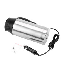 750 ml 24 V Auto-Wasserkocher, tragbarer Edelstahl-Reise-Wasserkocher für Tee und Kaffee