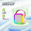 Mini karaoke machine portable Bluetooth speaker with 2 6
