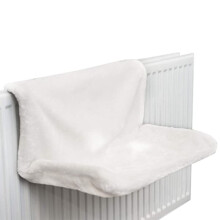 Hanging Cat Bed Iron Frame White Lambswool 1pc