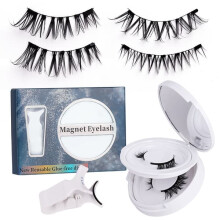 Magnetic False Eyelashes European American Style Thick Set