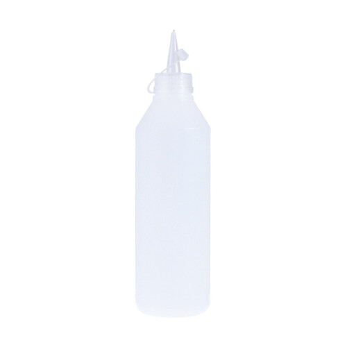 Sexagesimo2x500ML Πλαστικά Μπουκάλια για Χειροτεχνίες & Κόλλα (Λευκά) 1