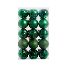 Ensemble de 30 boules de Noël de 6 cm, décorations incassables pour sapin, boules extra larges pour mariages et fêtes en extérieur, compatibles