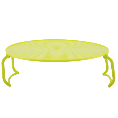 Steaming Rack Plastic Microwave-Safe 3-Tier Green
