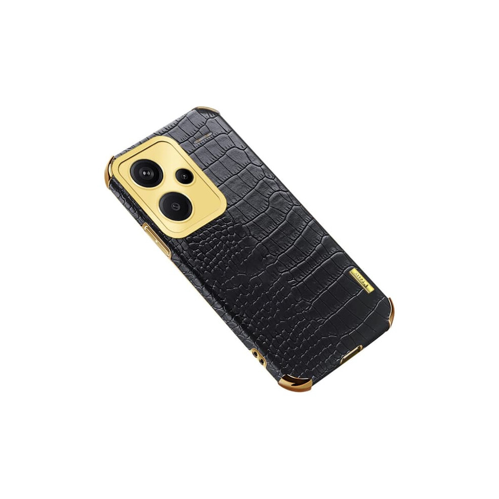 Xiaomi Redmi Note 13 Pro+ Shell Crocodile Gold Edge Black Black,Gold 962125827989