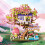 Cherry Blossom Tree Flower House Micro Building Blocks Set 2