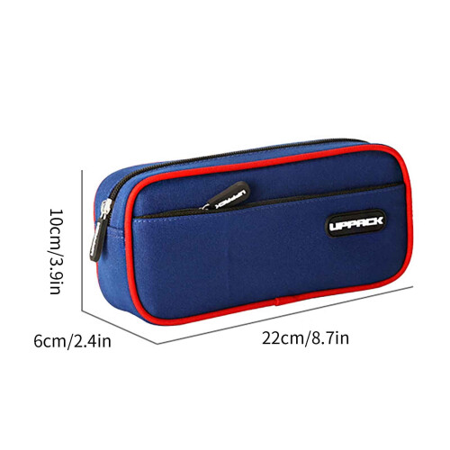 Cailmei double layer pencil case black 2