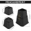 Adjustable Bed Leg Risers Set of 8 3