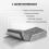 Activated Carbon Filter for Bora Pure Cooker Hood 2-Pack 4