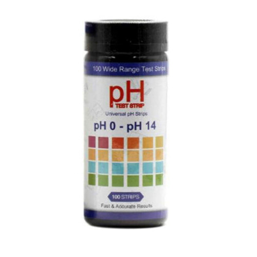 Soil pH Test Strips Universal 0-14 100 Count