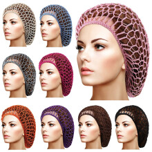 Haarnetz für Damen aus Rayon, gehäkeltes Haarnetz, Haarschmuck, Haarbedeckung, Haaraccessoires