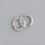 Sterling Silver Bohemian Round Ear Clip 15mm 1