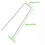 Galvanized Steel Fixing Pegs for Weed Netting 200x40mm 4