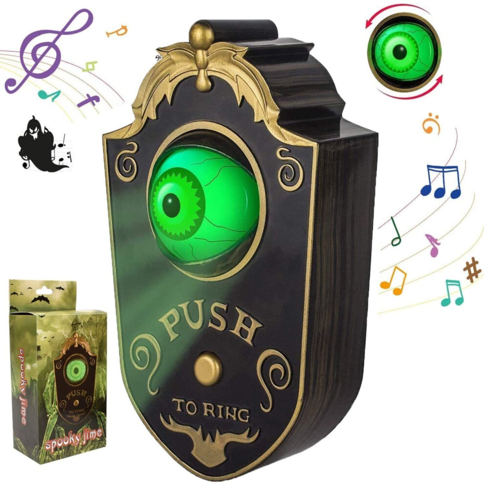 Halloween Doorbell Glowing Eyeball With Sound 1Pc 900881815543