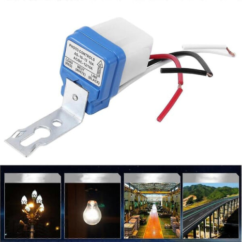 Διακόπτης αισθητήρα AC DC12V αυτόματου ελέγχου φωτισμού δρόμου, έλεγχος ανίχνευσης 1