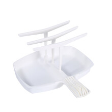 Rejilla vertical para tocino para microondas, bandeja para horno, utensilios de cocina, barra, artículos de cocina para el hogar, plástico