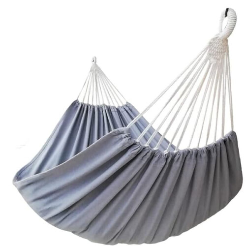 Canvas Hammock Double Person Gray 220x150cm