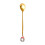 Christmas metal coffee ornament fork stirring spoon 1 piece 1