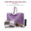 Bærbar nylon flyttepose 100L foldbar 6