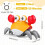 Crab Toy with Obstacle Avoidance Music Lights Orange 1pc 6