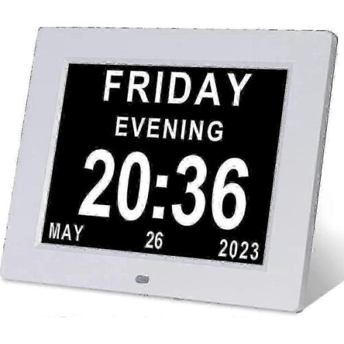 Dementia Clock for Seniors with Large Digital Display Day 1