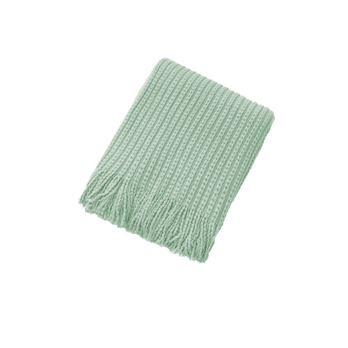 Knitted Sofa Blanket with Fringe 150x200 cm